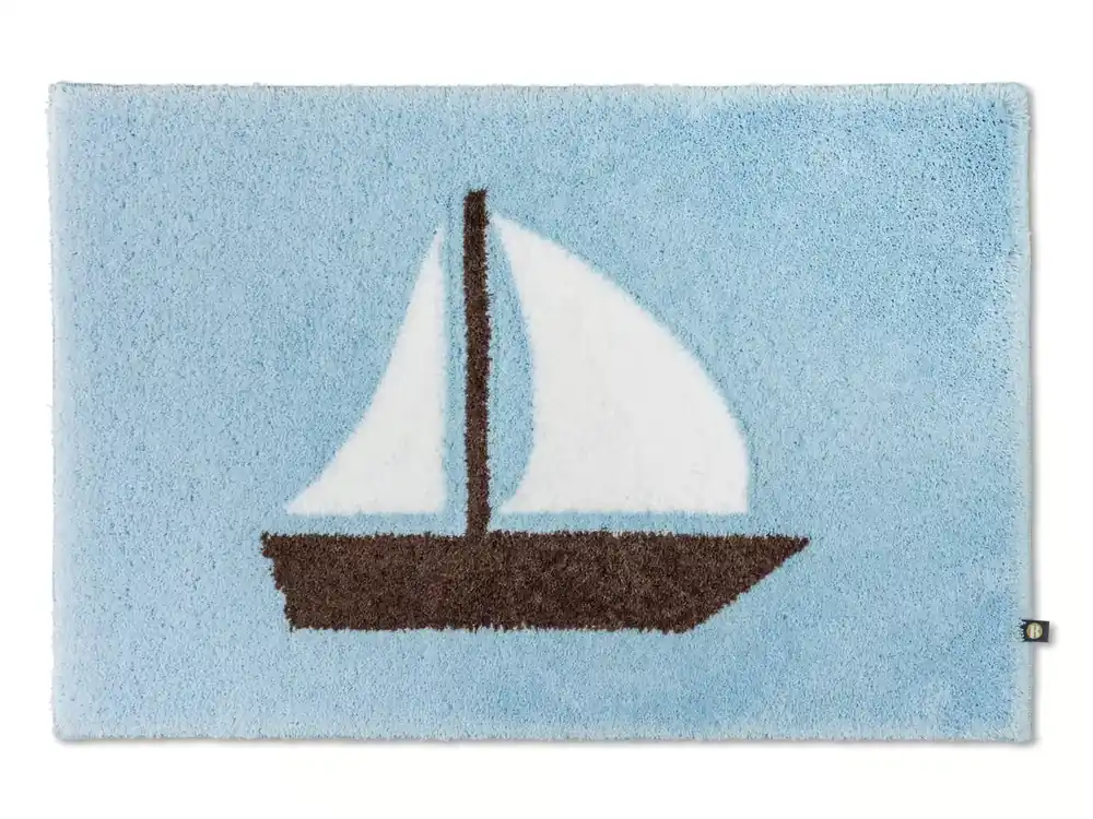 Segelboot Badteppich Sonderangebot