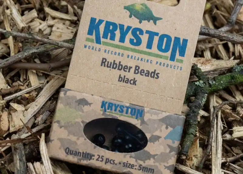 Kryston Rubber Beads black Neu