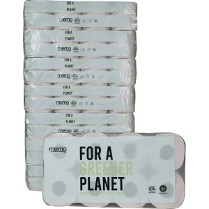 Solange Der Vorrat Reicht memo Toilettenpapier "FOR A GREENER PLANET" 3-lagig