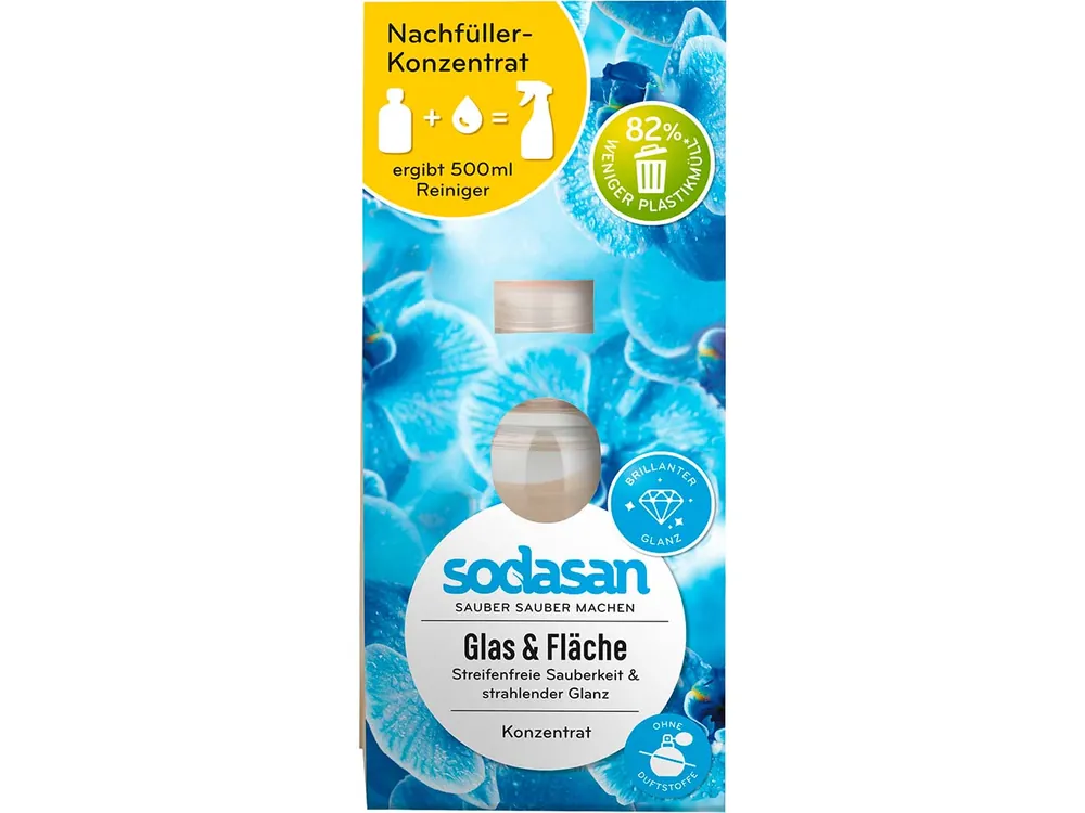 Super-Preis Sodasan Nachfüllung für Glas- & Flächenreiniger