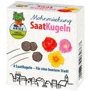 Günstig ARIES Bio-Saatkugeln "Mohnmischung", 4 Stk.