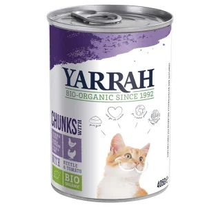 Sonderangebot YARRAH Bio-Katzen-Nassfutter, Huhn mit Truthahn