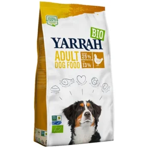 Preisknaller YARRAH Bio-Trockenfutter für ausgewachsene Hunde, Huhn