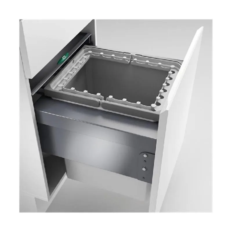 Top-Angebot Naber Cox® Base 460 R/500-1, Abfallsammler für Frontauszüge, hellgrau, H 460