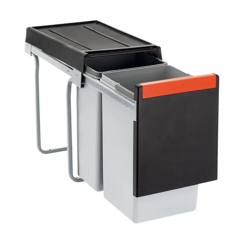 Sonderangebot Franke Einbau-Abfallsammler Sorter Cube 30 Handauszug 2-fach ( 1x 10 L, 1 x 20 L)